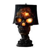 Lampe de Table Gothique SkullFire - Éclairage LED Ambiant Décoratif