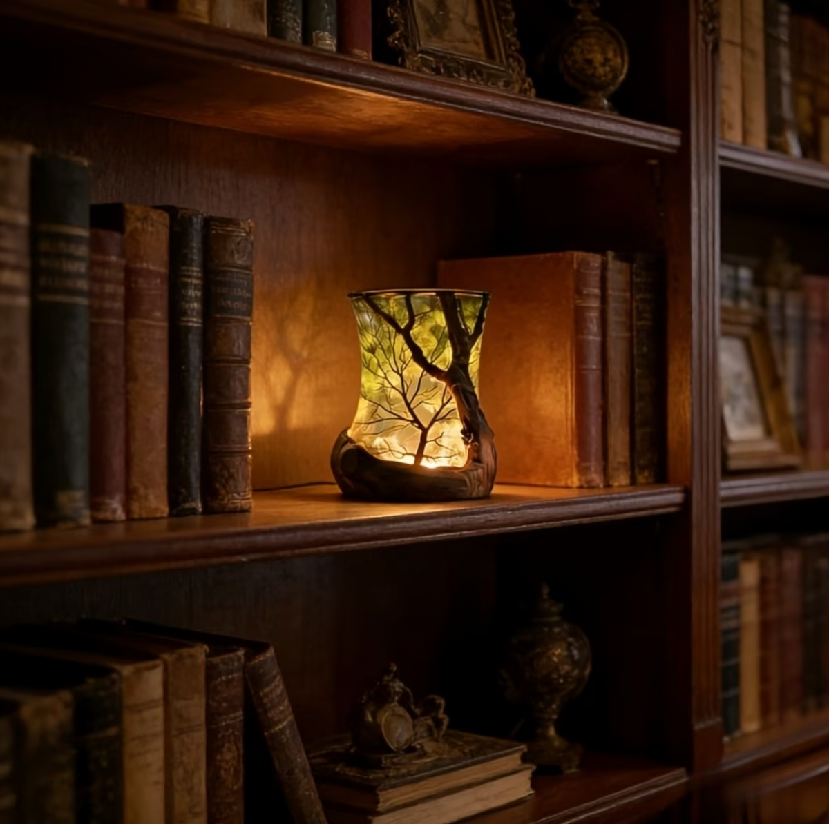 Lampada da Tavolo LED Decorativa - Illuminazione d'Atmosfera Naturale