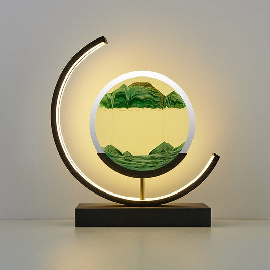 Lampe de Table LED Sables Mouvants - Éclairage Ambiant Artistique