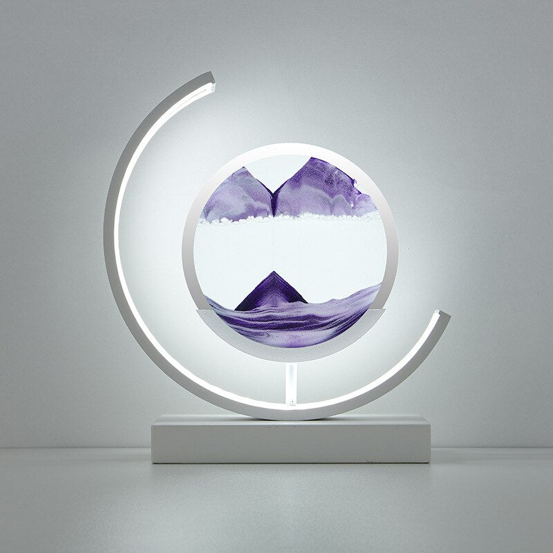 Lampe de Table LED Sables Mouvants - Éclairage Ambiant Artistique