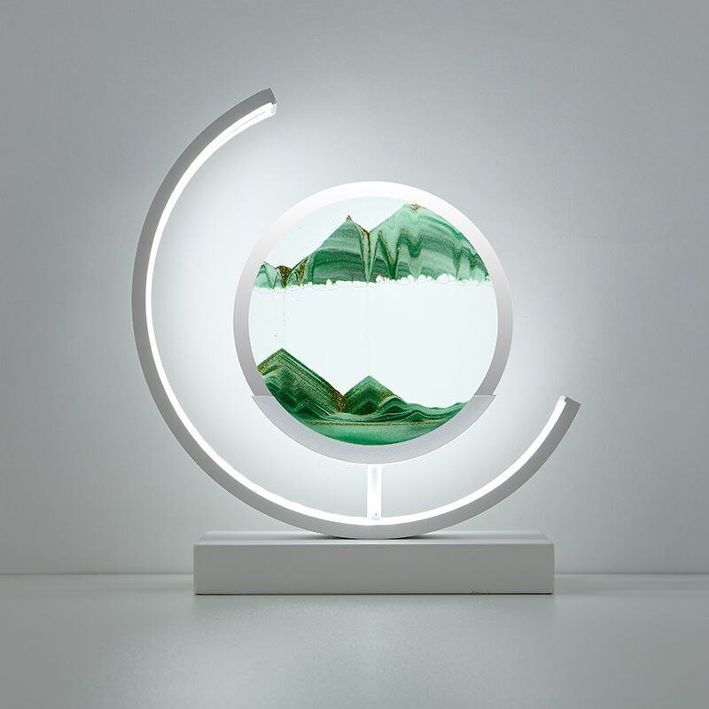 Lampe de Table LED Sables Mouvants - Éclairage Ambiant Artistique