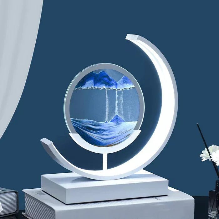 Lampe de Table LED Sables Mouvants - Éclairage Ambiant Artistique