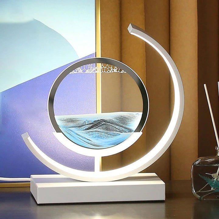 Lampe de Table LED Sables Mouvants - Éclairage Ambiant Artistique