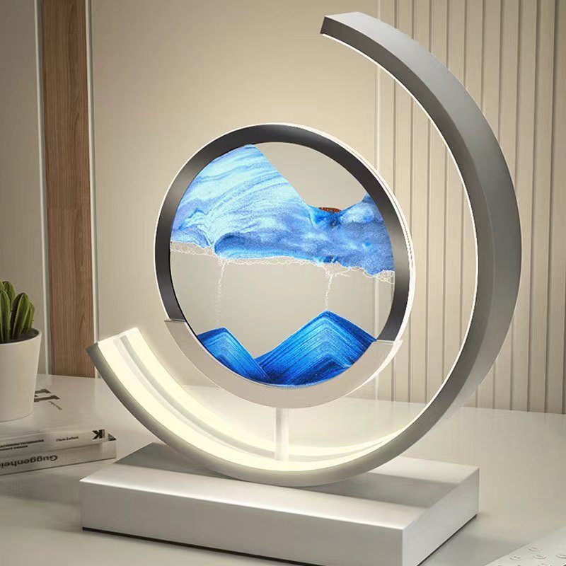 Lampe de Table LED Sables Mouvants - Éclairage Ambiant Artistique