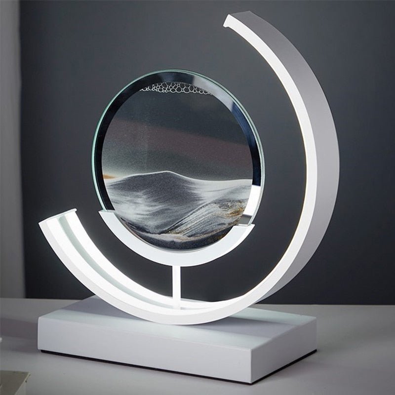 Lampe de Table LED Sables Mouvants - Éclairage Ambiant Artistique