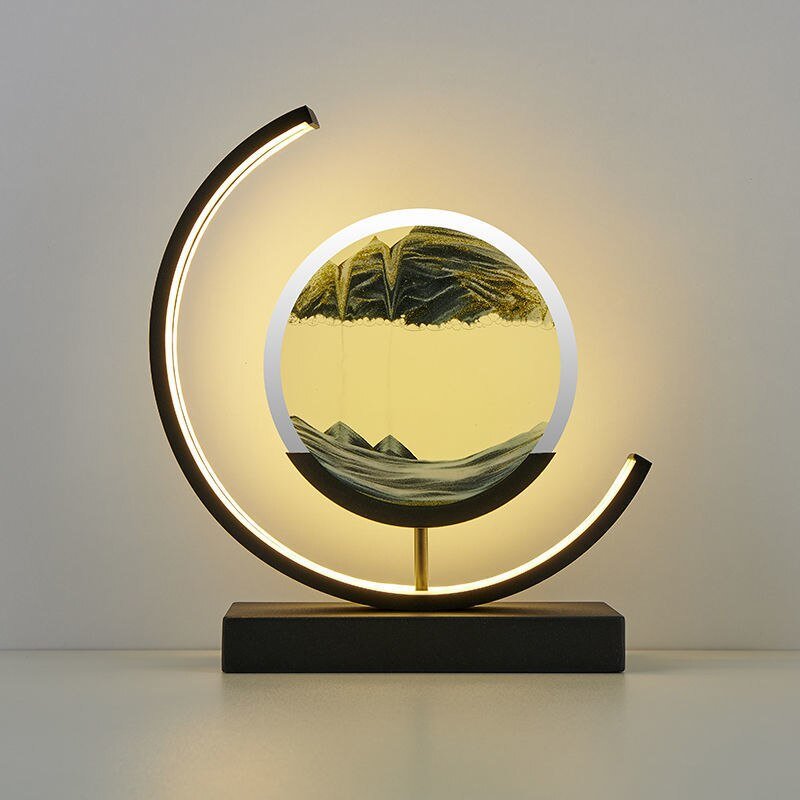 Lampe de Table LED Sables Mouvants - Éclairage Ambiant Artistique
