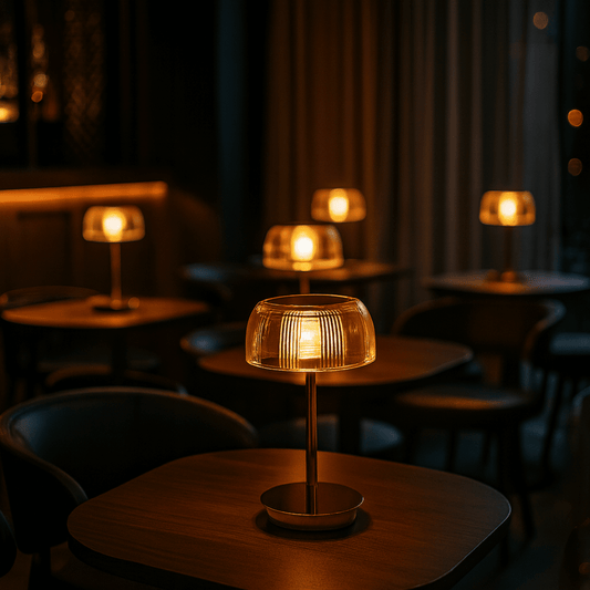 Lampada da Tavolo Ricaricabile Wireless Lunara Jellyfish - Illuminazione Tattile a LED