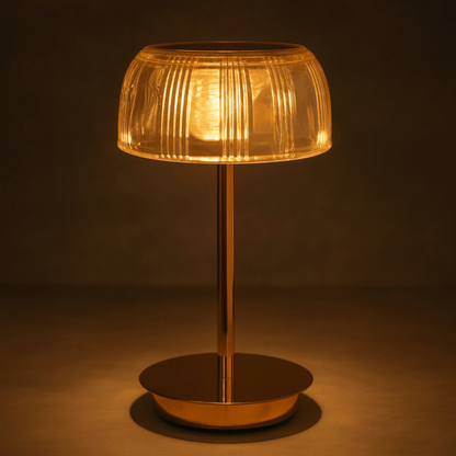 Lampe de Table Rechargeable Sans Fil Lunara Jellyfish - Éclairage Tactile LED