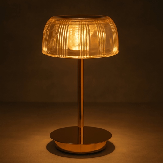Lampada da Tavolo Ricaricabile Wireless Lunara Jellyfish - Illuminazione Tattile a LED