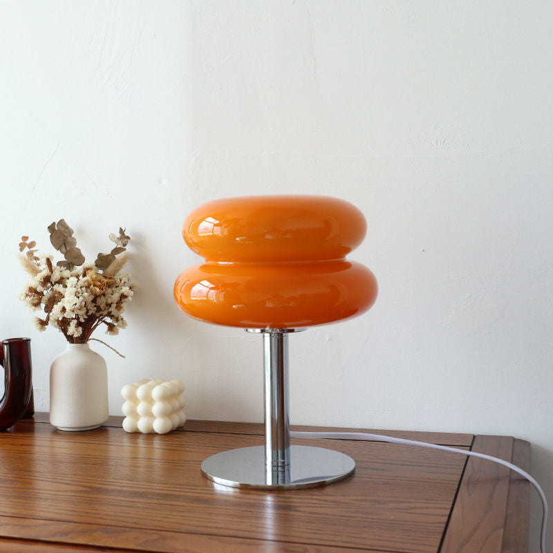 Lampe de Table en Verre Design Italien - Éclairage Ambiant Élégant
