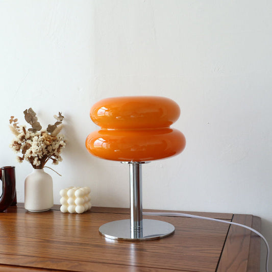 Lampe de Table en Verre Design Italien - Éclairage Ambiant Élégant