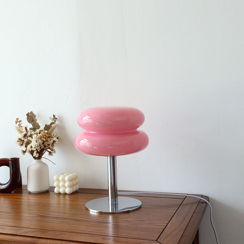 Lampe de Table en Verre Design Italien - Éclairage Ambiant Élégant