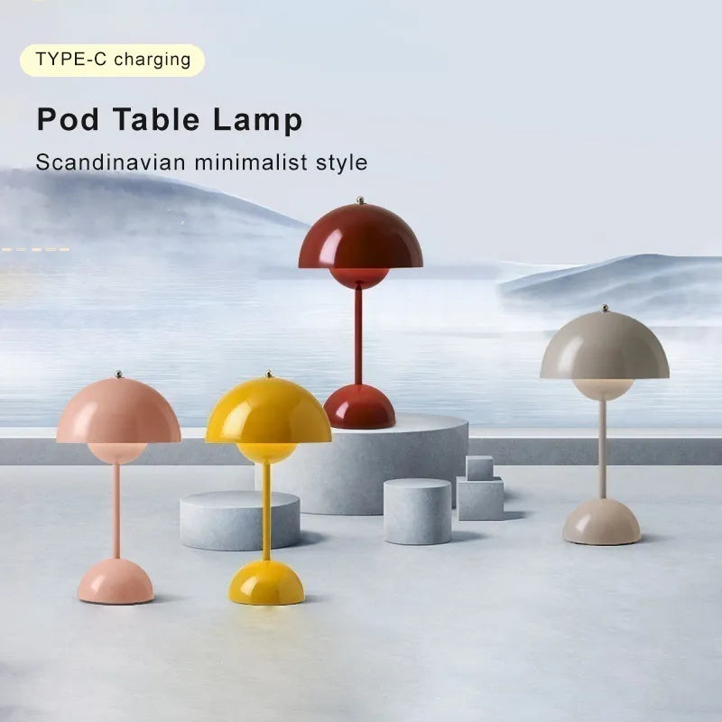 Lampada da tavolo LED Lumora - Design scandinavo e intensità regolabile