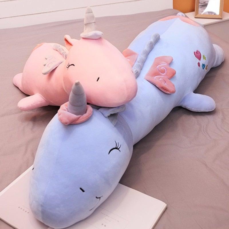 Unicorno Luminoso di Peluche con LED Arcobaleno - Peluche Morbido e Luminoso per Bambini