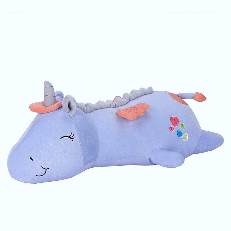 Unicorno Luminoso di Peluche con LED Arcobaleno - Peluche Morbido e Luminoso per Bambini