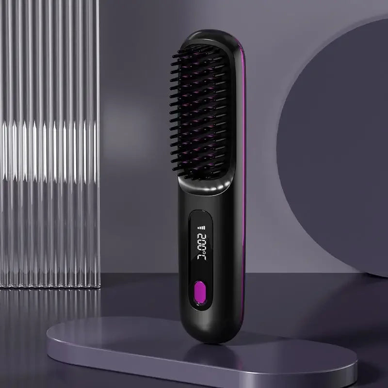 Lisseur Sans Fil Glissara - Fer à Lisser Céramique avec Écran LCD et Chargement USB