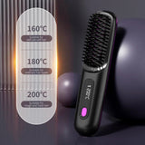 Lisseur Sans Fil Glissara - Fer à Lisser Céramique avec Écran LCD et Chargement USB