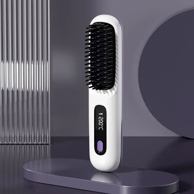 Lisseur Sans Fil Glissara - Fer à Lisser Céramique avec Écran LCD et Chargement USB