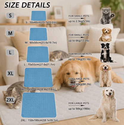 Lit Rafraîchissant Extra Large pour Chiens et Chats - Confort Optimal
