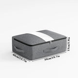 Livono - Borsa portaoggetti pieghevole extra large con finestra