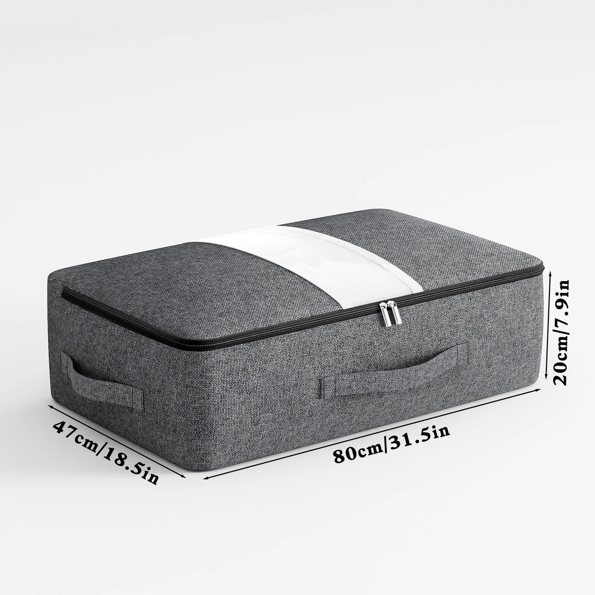 Livono - Borsa portaoggetti pieghevole extra large con finestra
