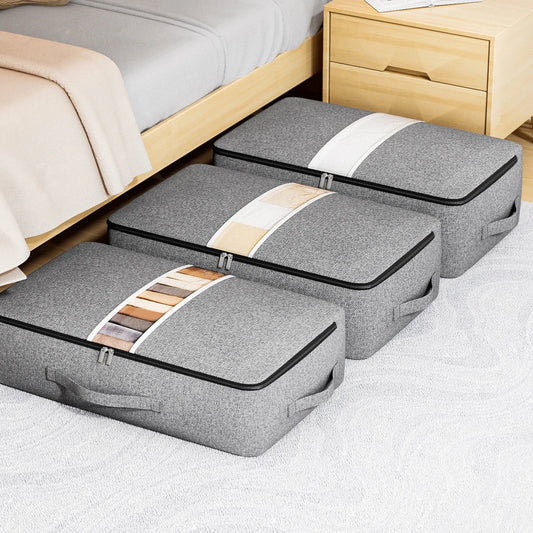 Livono - Borsa portaoggetti pieghevole extra large con finestra