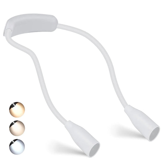 Lumineck - Lampada da Collo LED Flessibile a 3 Modalità di Illuminazione