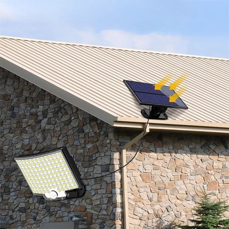 LumoGuard - Lampada Solare di Sicurezza a LED con Rilevatore di Movimento