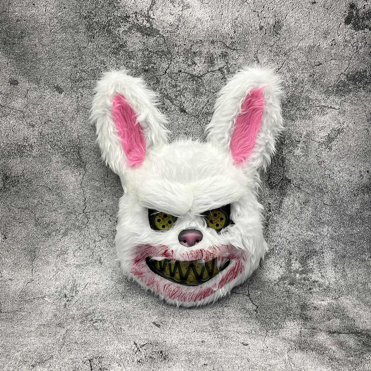 Masque Halloween En Peluche Noir - Monstre Terrifiant Unisexe
