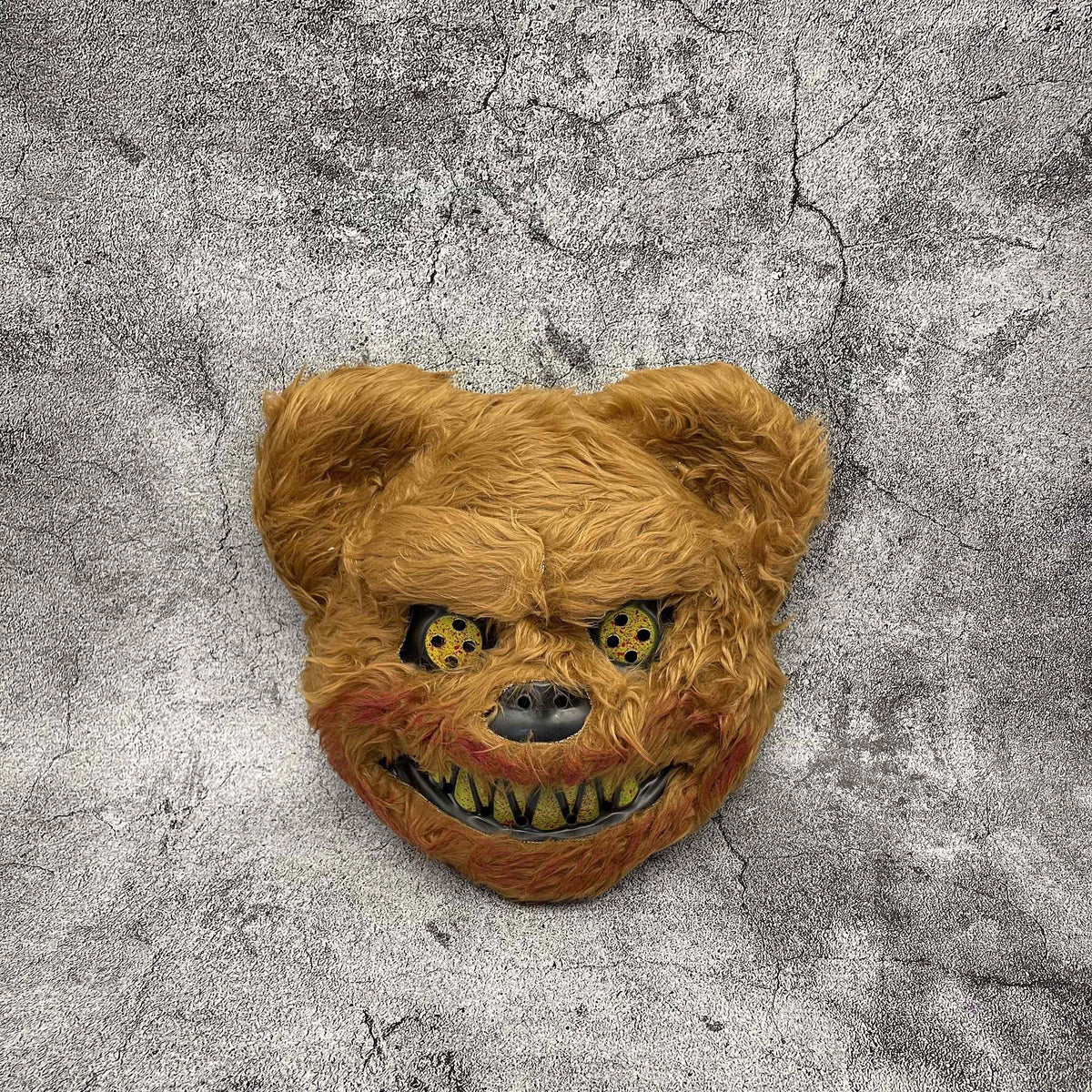 Masque Halloween En Peluche Noir - Monstre Terrifiant Unisexe