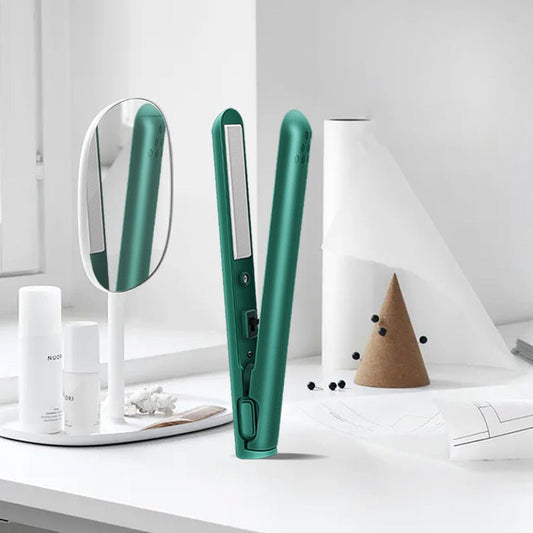 Mini Ferro Arricciacapelli 2 in 1 HairFlex con Rivestimento in Ceramica - Dispositivo per Ondulare i Capelli