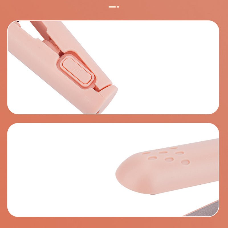 Mini Ferro Arricciacapelli 2 in 1 HairFlex con Rivestimento in Ceramica - Dispositivo per Ondulare i Capelli