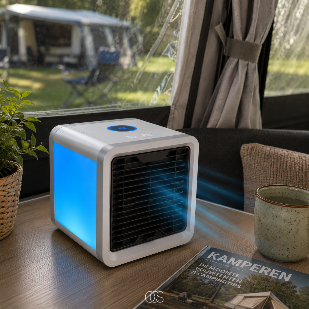 Mini Rafraichisseur D'Air Silencieux 3 En 1 Efficace Avec Humidificateur LED