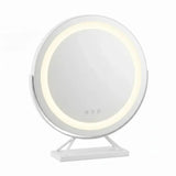 Specchio Trucco Luminoso LED Ricaricabile con Dimmer