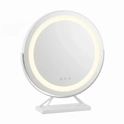 Miroir Coiffeuse Lumineux LED Rechargeable avec Variateur d'Intensité