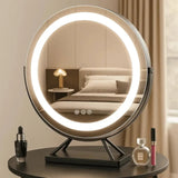 Specchio Trucco Luminoso LED Ricaricabile con Dimmer