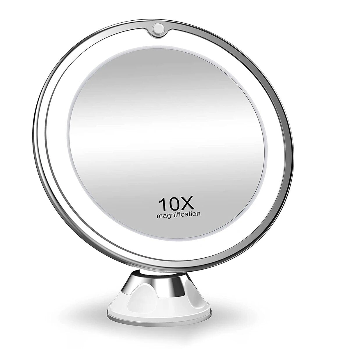 Miroir LED Maquillage Lumineux 10x avec Rotation 360°