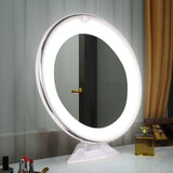 Miroir LED Maquillage Lumineux 10x avec Rotation 360°