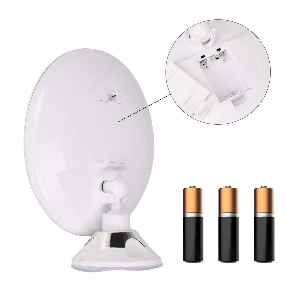 Miroir LED Maquillage Lumineux 10x avec Rotation 360°