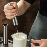 Mousseur À Lait Électrique Portable - Créez Une Mousse Crémeuse En Un Instant