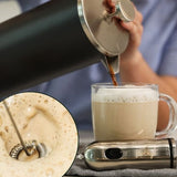 Mousseur À Lait Électrique Portable - Créez Une Mousse Crémeuse En Un Instant