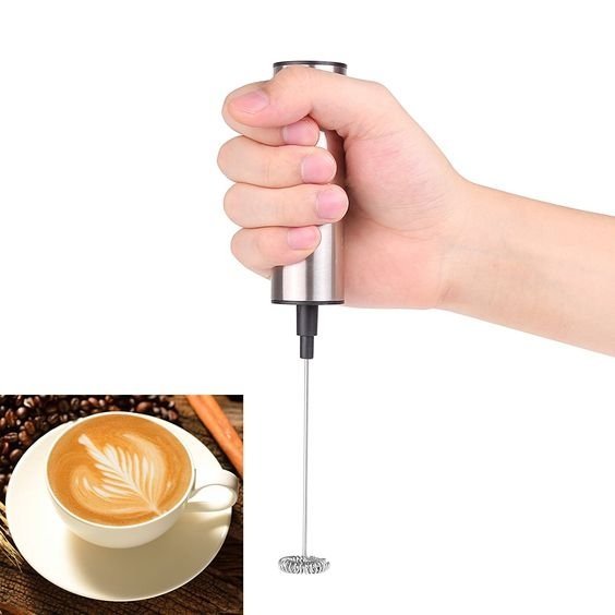 Mousseur À Lait Électrique Portable - Créez Une Mousse Crémeuse En Un Instant