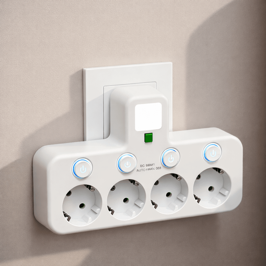Multipresa Compatta 4 Prese e USB - Sicura e Versatile