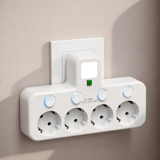 Multipresa Compatta 4 Prese e USB - Sicura e Versatile
