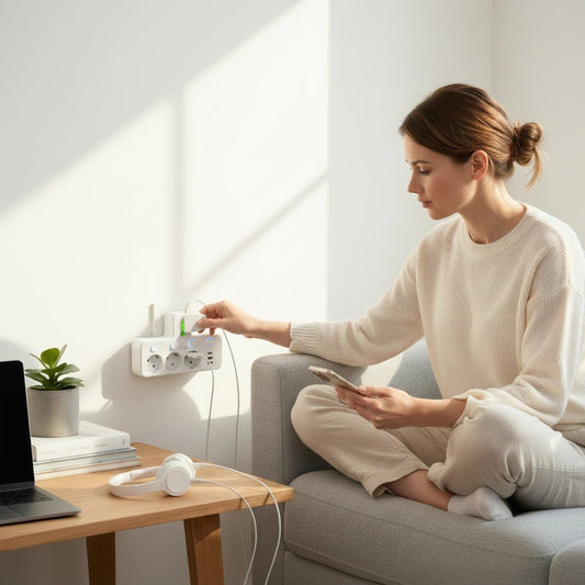 Multipresa Compatta 4 Prese e USB - Sicura e Versatile