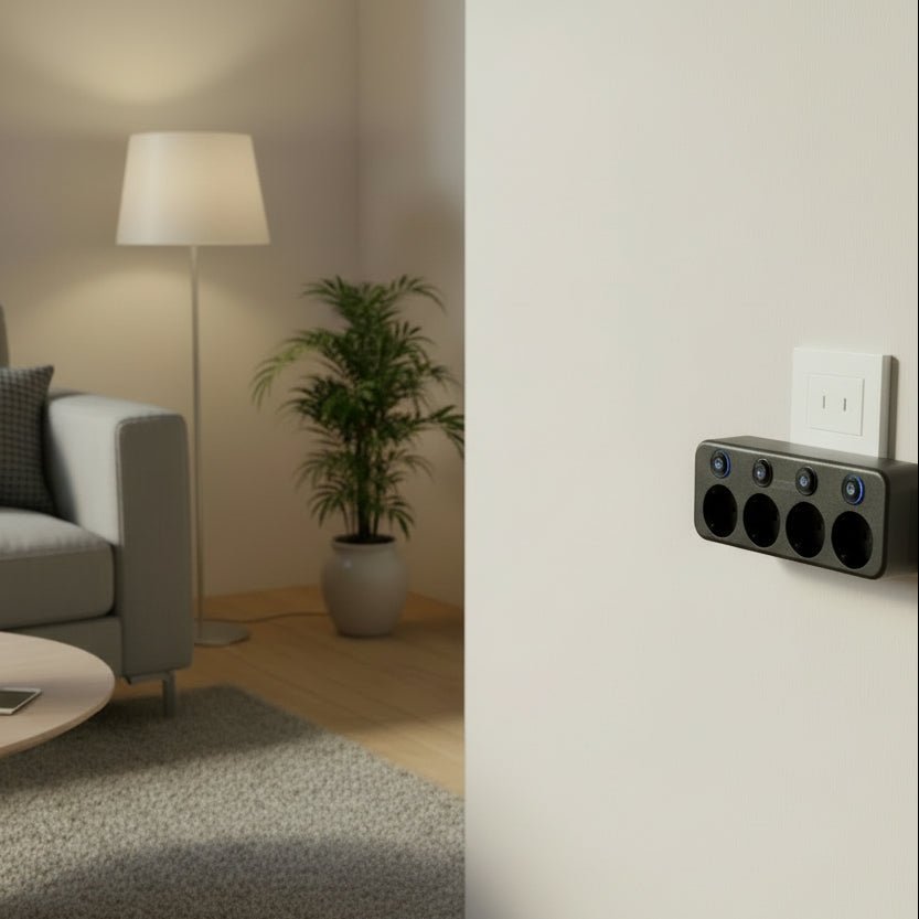 Multipresa Compatta 4 Prese e USB - Sicura e Versatile