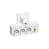 Multipresa Compatta 4 Prese e USB - Sicura e Versatile
