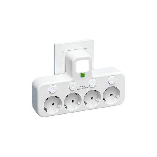 Multipresa USB con interruttore LED - 3 prese e Type-C