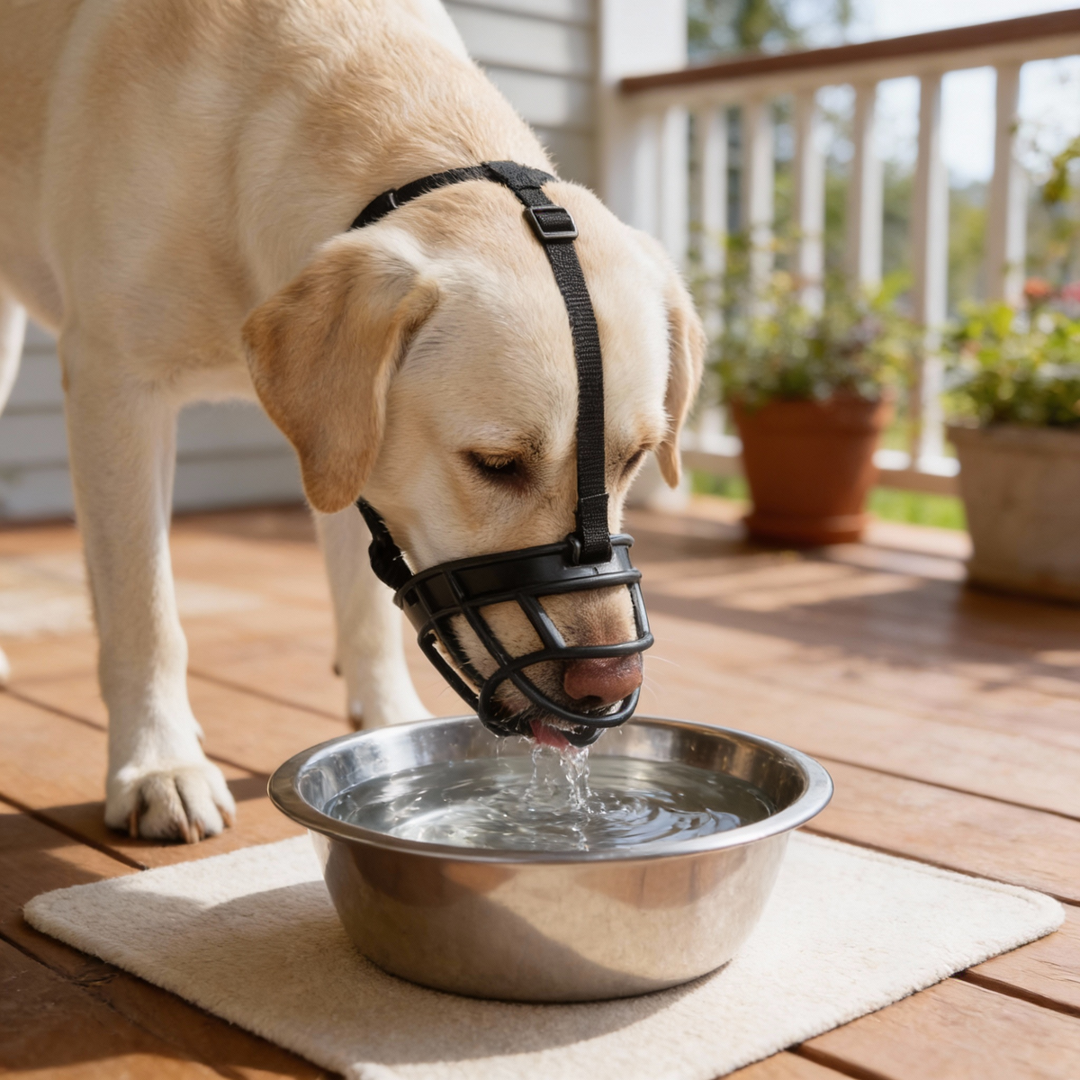 Muselière Confortable pour Chien - Ajustable et Respirante