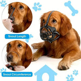 Muselière Confortable pour Chien - Ajustable et Respirante